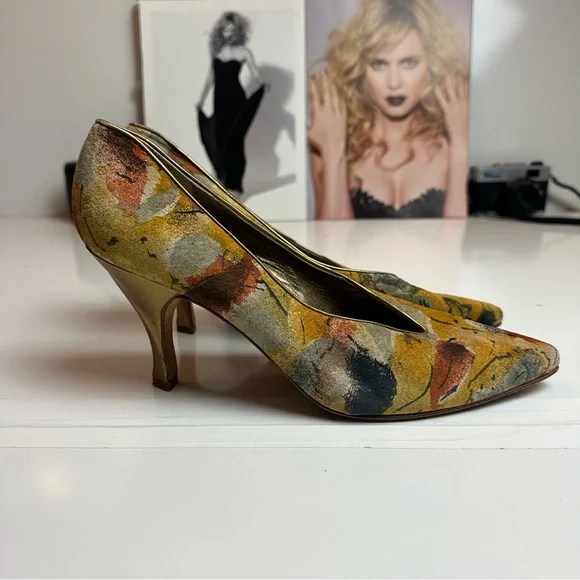 Via Spiga Multicolor Artistic Pumps – Made in Italy (9.5B) - Picture 4 of 11